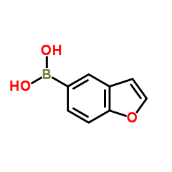 苯并呋喃-5-硼酸结构式