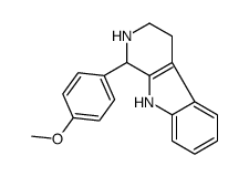 1-(4-METHOXY-PHENYL)-2,3,4,9-TETRAHYDRO-1H-BETA-CARBOLINE结构式