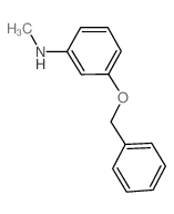 3-(苄氧基)-n-甲基苯胺结构式