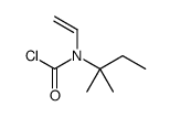 N-ethenyl-N-(2-methylbutan-2-yl)carbamoyl chloride Structure