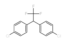 1, 1-Bis(p-chlorophenyl)-2,2,2-trifluoroethane结构式
