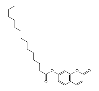(2-oxochromen-7-yl) tetradecanoate Structure