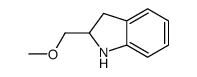 2-(METHOXYMETHYL)INDOLINE结构式