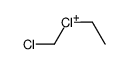 chloromethyl(ethyl)chloranium Structure