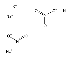 potassium,disodium,dinitrate,nitrite Structure