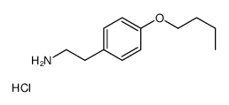 2-(4-butoxyphenyl)ethanamine,hydrochloride结构式