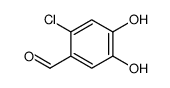 2-chloro-4,5-dihydroxybenzaldehyde Structure