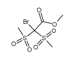methyl 2-bromo-2,2-bis(methylsulfonyl)acetate Structure