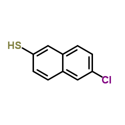 6-氯-2-萘硫酚结构式