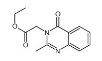 ethyl 2-(2-methyl-4-oxoquinazolin-3-yl)acetate结构式