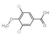 3,5-二氯-4-甲氧基苯甲醛结构式