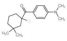 (1-chloro-3,3-dimethyl-cyclohexyl)-(4-dimethylaminophenyl)methanone结构式