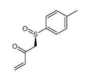 1-[(R)-(4-methylphenyl)sulfinyl]but-3-en-2-one结构式