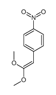 1-(2,2-dimethoxyethenyl)-4-nitrobenzene结构式