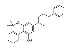 7,8,9,10-Tetrahydro-3-(1-methyl-4-phenylbutyl)-6,6,9-trimethyl-6H-dibenzo[b,d]pyran-1-ol Structure