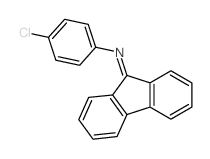 Benzenamine, 4-chloro-N-9H-fluoren-9-ylidene-结构式