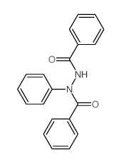 Benzoic acid 1-phenyl-2-benzoyl hydrazide structure