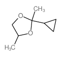 1,3-Dioxolane,2-cyclopropyl-2,4-dimethyl- Structure