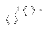 5-溴-2-苯基氨基吡啶结构式