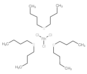 tris(dibutylsulfide)rhodium trichloride Structure