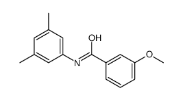 N-(3,5-dimethylphenyl)-3-methoxybenzamide Structure