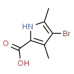 4-Bromo-3,5-dimethyl-1H-pyrrole-2-carboxylic acid Structure