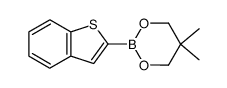 苯并噻吩-2-硼酸新戊二醇酯结构式