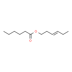 (E)-3-hexen-1-yl hexanoate Structure
