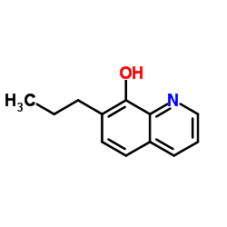 8-羟基-7-丙基喹啉结构式
