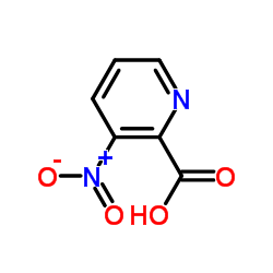 3-Nitro-2-pyridinecarboxylic acid Structure