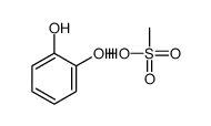 benzene-1,2-diol,methanesulfonic acid结构式
