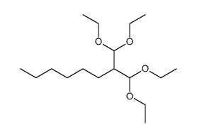 2-diethoxymethyl-1,1-diethoxyoctane Structure
