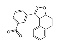 1-(3-nitrophenyl)-3a,4,5,9b-tetrahydrobenzo[e][1,2]benzoxazole Structure