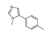 1-methyl-5-(4-methylphenyl)imidazole结构式
