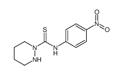 N-(4-nitrophenyl)diazinane-1-carbothioamide结构式