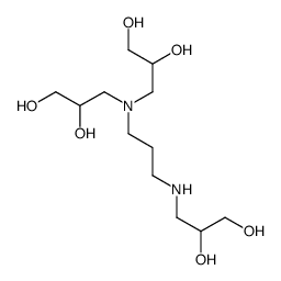 3-[3-[bis(2,3-dihydroxypropyl)amino]propylamino]propane-1,2-diol Structure