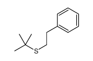 2-tert-butylsulfanylethylbenzene Structure