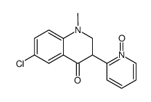 6-Chloro-1-methyl-3-(1-oxy-pyridin-2-yl)-2,3-dihydro-1H-quinolin-4-one Structure