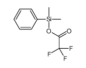 [dimethyl(phenyl)silyl] 2,2,2-trifluoroacetate Structure
