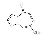 3-methyl-10-thiabicyclo[5.3.0]deca-2,4,8,11-tetraen-6-one结构式