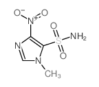 1H-Imidazole-5-sulfonamide,1-methyl-4-nitro-结构式