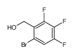 (6-bromo-2,3,4-trifluorophenyl)methanol Structure