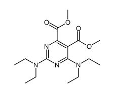 dimethyl 2,6-bis(diethylamino)pyrimidine-4,5-dicarboxylate结构式