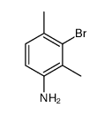 3-溴-2, 4-二甲基苯胺结构式