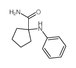 1-anilinocyclopentane-1-carboxamide Structure