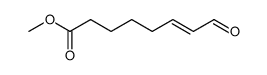 (E)-7-Formyl-6-heptensaeure-methylester结构式