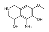 4,6-Isoquinolinediol, 5-amino-1,2,3,4-tetrahydro-7-methoxy- (9CI) Structure