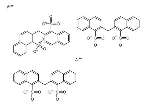 dialuminiumtris[methylenebisnaphthalenesulphonate]结构式