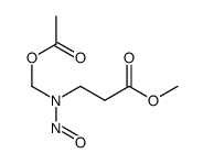 methyl 3-[acetyloxymethyl(nitroso)amino]propanoate结构式