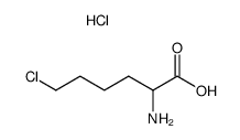 2-Amino-6-chlor-hexansaeure-hydrochlorid Structure